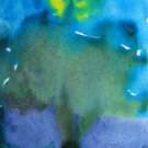 Original Abstract Watercolor Painting Art "Cave of Wonders" OOAK by 6 Year Old Child Artist Mila