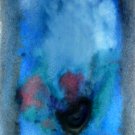 Original Abstract Watercolor Painting Art "Shadows in the Darkness" by 6 Year Old Child Artist Mila