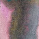 Original Abstract Watercolor Painting Art "Tornado" OOAK by 6 Year Old Child Artist Mila