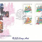 Singapore Hong Kong China Joint Issue 1999 - Singapore First Day Cover Stamps