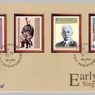 Early Singaporeans 2001 - Singapore First Day Cover Stamps