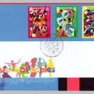 Commonwealth of Peoples 2001 - Singapore First Day Cover Stamps