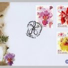 20th World Orchid Conference 2011 - Singapore First Day Cover Stamps