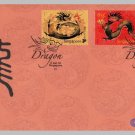 Zodiac Dragon 2012 - Singapore First Day Cover Stamps