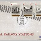 Historical Railway Stations 2013 - Singapore First Day Cover Stamps