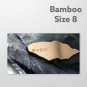 Bamboo size 8 black suede chunky heel booties