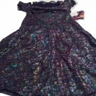 Girls shimmery black Disney dress XL new with tags
