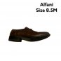 ALFANI Men's Size 8.5M Nate Brown Moc Toe Loafer, Slip-On, Manmade