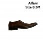 ALFANI Men's Size 8.5M Nate Brown Moc Toe Loafer, Slip-On, Manmade