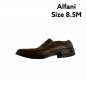 ALFANI Men's Size 8.5M Nate Brown Moc Toe Loafer, Slip-On, Manmade