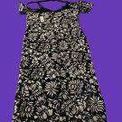 Romeo And Juliet Couture Dress Knit Black Print Ladies Size Medium