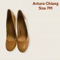 Designer Arturo Chiang nude color pumps, size 7M