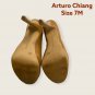Designer Arturo Chiang nude color pumps, size 7M