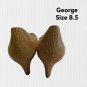 George Faux Snakeskin Heels