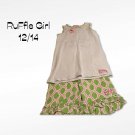 Ruffle Girl 2 Piece Outfit Girls Size 12/14