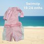 Girl Long Sleeve Rash Guard Shorts Set