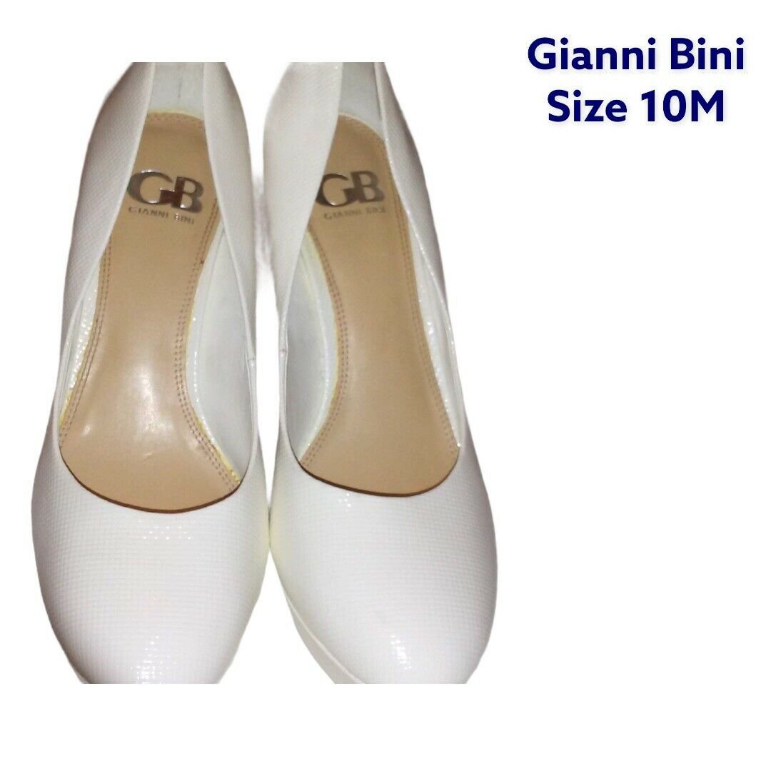 White platform Gianni Bini Heels