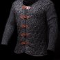 Men's Knitted Blazer Cardigan Metalic Chain Mail, Size L - XL