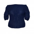 Women's Sequin Evening Blouson for Christmas and New Year Parties, Size L