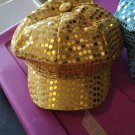 sequin hat gold ADULT