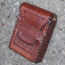 vintage tooled leather case (fits mp3 & cellphone!) mexico