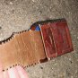 vintage tooled leather case (fits mp3 & cellphone!) mexico