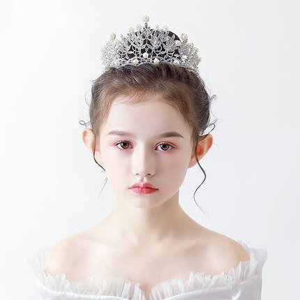 crown for girls silver
