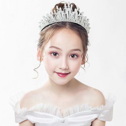 crown for girls silver
