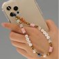 New Mobile Phone Strap Lanyard Colorful Smile Pearl Soft Pottery Rope