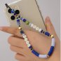New Mobile Phone Strap Lanyard Colorful Smile Pearl Soft Pottery Rope