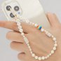 New Mobile Phone Strap Lanyard Colorful Smile Pearl Soft Pottery Rope