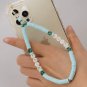New Mobile Phone Strap Lanyard Colorful Smile Pearl Soft Pottery Rope