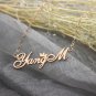Custom Design Name Necklace S925 Sliver Necklace Word Design Gift Souvenir