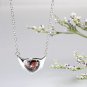 Engraved photo Silver Necklace
