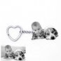 Custom Engrave Keyring Engraved Pet Photo Keychain DIY Jewelry For Couples Men Women Family Gift