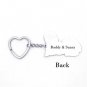 Custom Engrave Keyring Engraved Pet Photo Keychain DIY Jewelry For Couples Men Women Family Gift