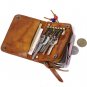 2-in-1 leather key card case