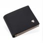 2021 student youth short cross pattern Korean fashion multi-card position wallet