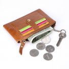 Oil wax leather wallet