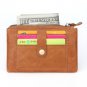 Oil wax leather wallet
