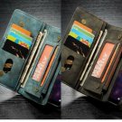 Leather zipper phone case