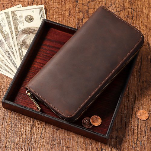 New leather men's wallet