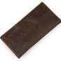 Vintage Crazy Horse Leather Long Wallet