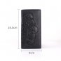 Rose Skull Punk Rock Wallet Long Men's Clutch