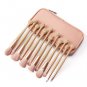 Zodiac Makeup Brush With Storage Bag Pink