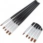 Black rod phototherapy brush set