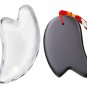 Transparent Double Beads Scrapping Plate Face Lift Wrinkle Remover Meridian Dredge Beauty Plate