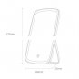 Cosmetic mirror desktop led with light