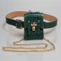Metal chain belt small bag