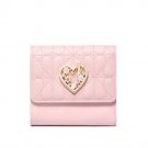 2021 new short wallet female mini bag multi-function solid color thin money clip